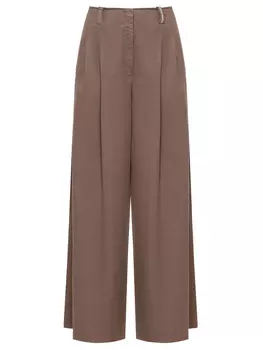 Брюки из хлопка и льна PANICALE