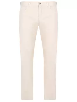 Брюки из хлопка и шелка