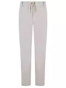 Брюки из хлопка и шелка