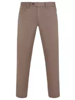 Брюки из хлопка и шелка