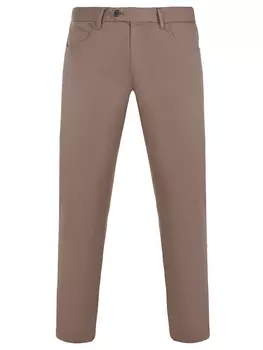 Брюки из хлопка и шелка