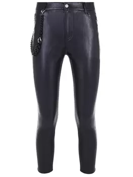 Брюки из искусственной кожи