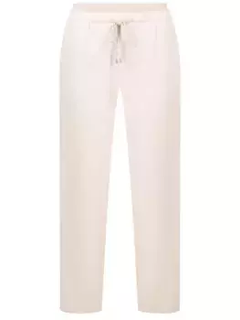 Брюки из льна и вискозы