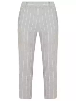 Брюки из шерсти и хлопка