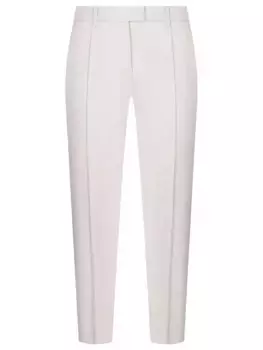 Брюки из шерсти и хлопка