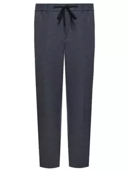 Брюки из шерсти и хлопка