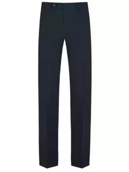 Брюки из шерсти и льна