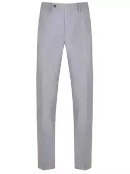 Брюки из шерсти и льна