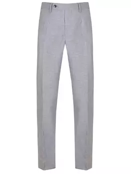 Брюки из шерсти и льна BERWICH