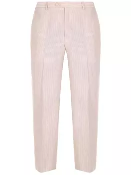 Брюки из шерсти и льна BRIONI