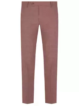 Брюки из шерсти и шелка