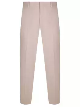 Брюки из шерсти и шелка