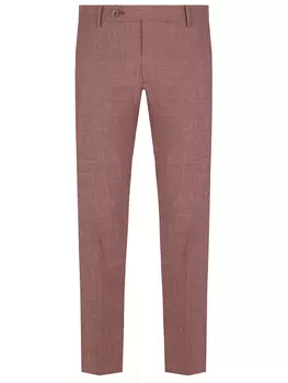 Брюки из шерсти и шелка