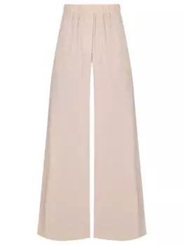 Брюки из вискозы и льна