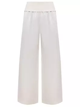 Брюки из вискозы и льна MAURIZIO