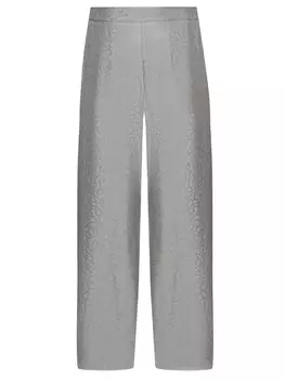 Брюки из вискозы и шелка AGNONA