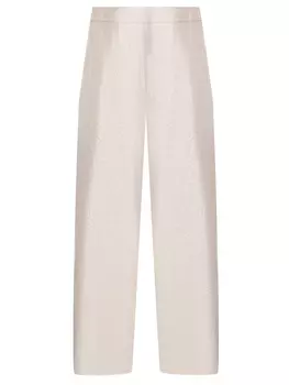 Брюки из вискозы и шелка AGNONA