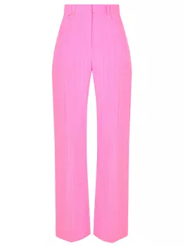 Брюки из вискозы и шелка JACQUEMUS