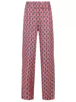 Брюки из вискозы с принтом