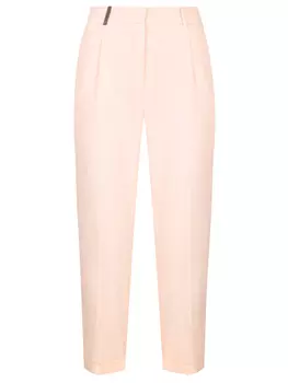 Брюки изо льна и хлопка PESERICO