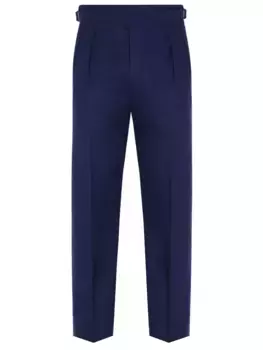 Брюки изо льна и шелка