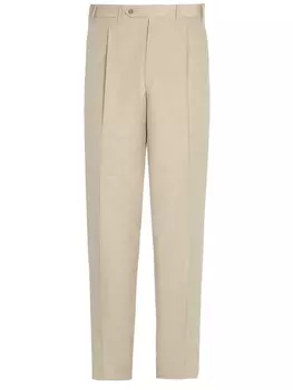 Брюки изо льна и шелка