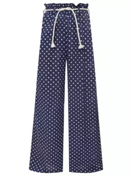 Брюки изо льна и вискозы