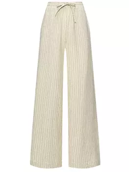 Брюки изо льна и вискозы DAN MARALEX