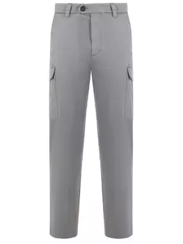 Брюки-карго хлопковые