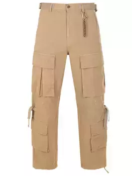 Брюки-карго хлопковые