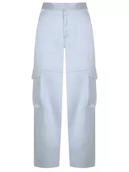 Брюки-карго из вискозы GCDS