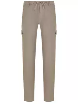 Брюки-карго льняные