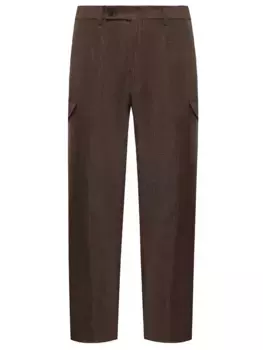 Брюки-карго льняные