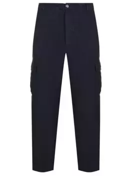 Брюки-карго льняные