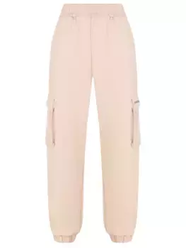 Брюки-карго однотонные