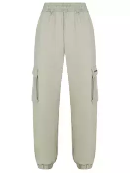 Брюки-карго однотонные