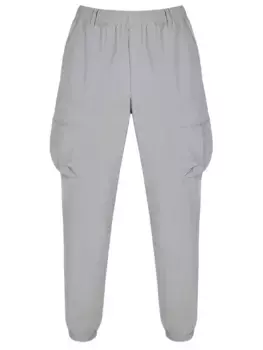 Брюки-карго однотонные