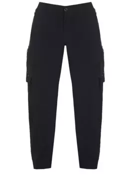 Брюки-карго однотонные