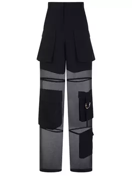 Брюки-карго однотонные PINKO