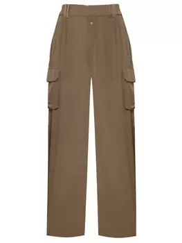 Брюки-карго шелковые JACOB LEE