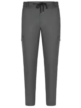 Брюки-карго шерстяные