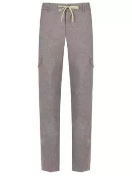 Брюки-карго шерстяные