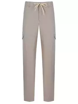 Брюки-карго шерстяные