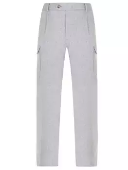 Брюки-карго шерстяные