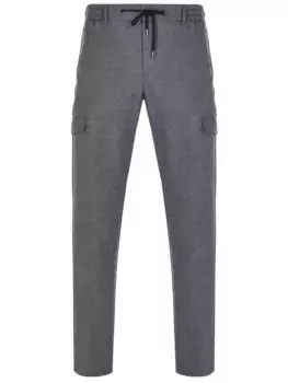 Брюки-карго шерстяные