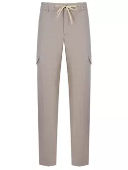 Брюки-карго шерстяные