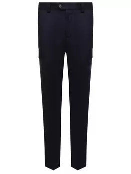 Брюки-карго шерстяные BRUNELLO CUCINELLI