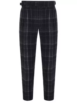 Брюки кашемировые в клетку RALPH LAUREN