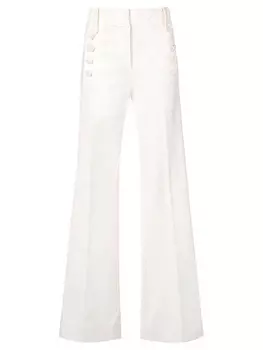 Брюки-клеш хлопковые ALEXIS