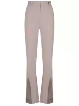 Брюки-клеш шерстяные